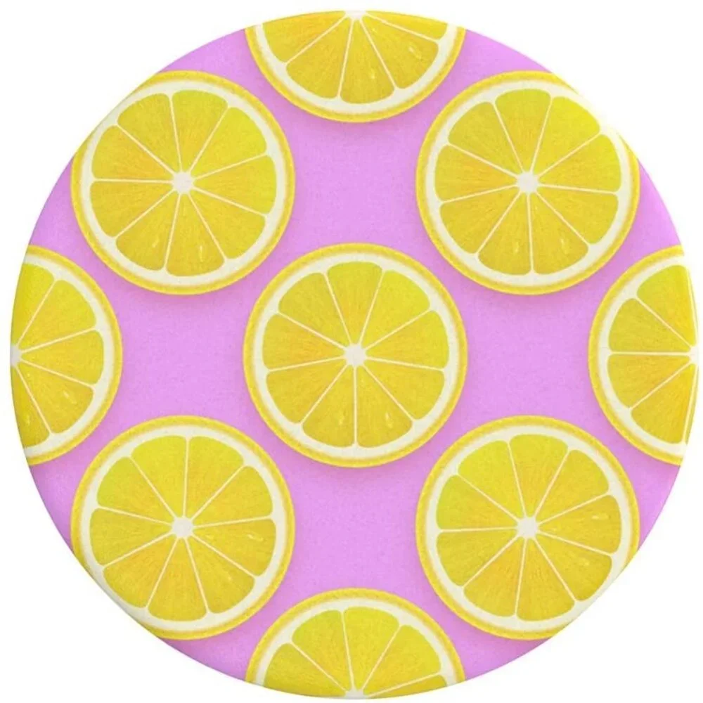 Pink Lemonade Slices Popsockets Single Grip & Stand Phones and Tablet Holder